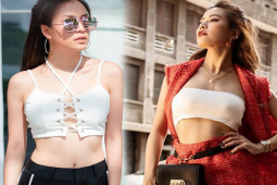 Đời sống Showbiz - Áo ngắn bằng gang tay của Hoàng Thùy Linh, con dâu tập đoàn nhựa khiến fan "bối rối"