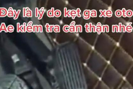 Từ vụ ô tô tông hàng loạt xe máy ở Hà Nội: Trải sàn xe làm vướng chân ga, chân phanh?