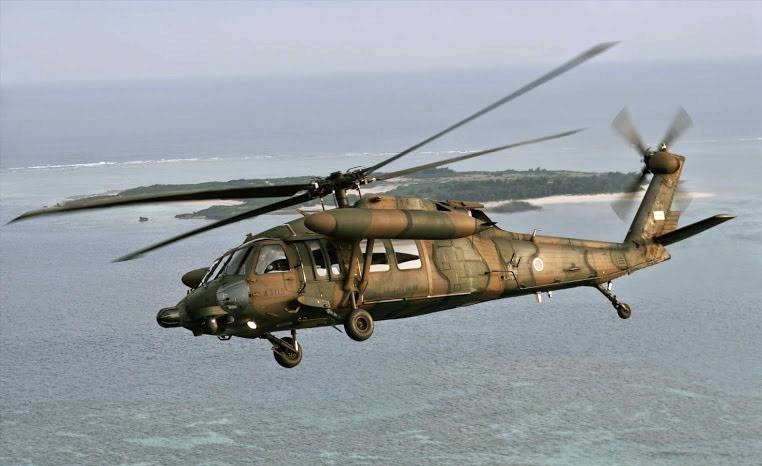 Một chiếc trực thăng Black Hawk của Nhật Bản (ảnh: Japan Times)