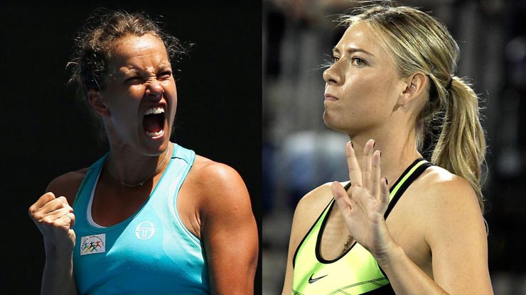 Sharapova (phải) ghét cay ghét đắng Barbora Strycova