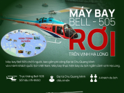 Tin tức trong ngày - Infographic: Chi tiết vụ trực thăng BELL - 505 rơi trên vịnh Hạ Long