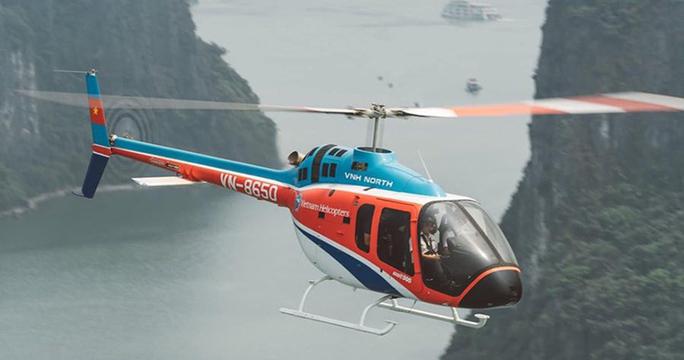 Máy bay trực thăng Bell-505 của Công ty Trực thăng Miền Bắc