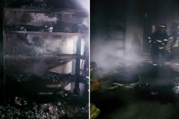 Tin tức trong ngày - Cảnh sát cứu 6 người trong căn nhà cháy ở Hà Nội