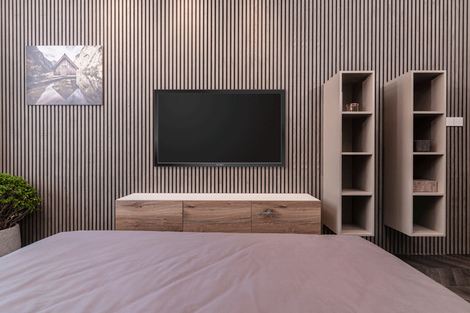 Tấm trang trí Acoustic làm đẹp không gian nội thất, thi công nhanh, bền-đẹp và giá thành hợp lý