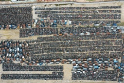 Tin tức trong ngày - Choáng với "núi" xe vi phạm hóa sắt vụn, bị cỏ dại phủ kín trong các kho bãi ở TP.HCM