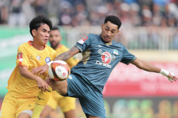 Video bóng đá HAGL - Khánh Hòa: Dấu ấn Minh Vương, lợi thế quan trọng (V-League)
