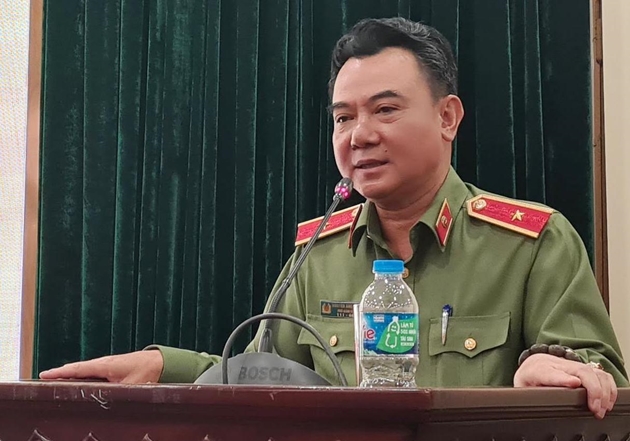 Thiếu tướng Nguyễn Anh Tuấn thời điểm còn tại vị. Ảnh: T.V.