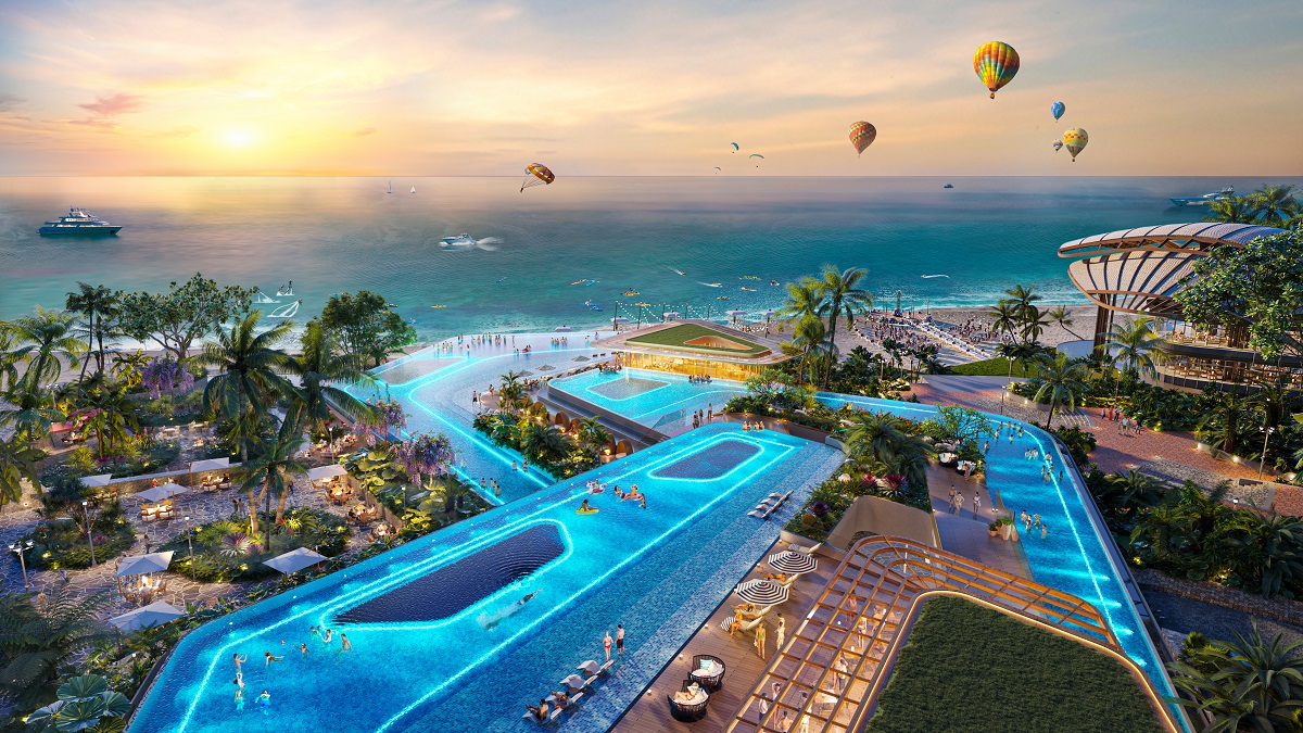 Vùng đất Makaio sẽ là món quà Sun Group dành tặng đảo Ngọc. Ảnh phối cảnh minh họa Sun Property