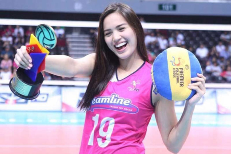 Nữ thần bóng chuyền SEA Games: Á hậu Philippines sắp đấu Thanh Thúy 1m93 - 4