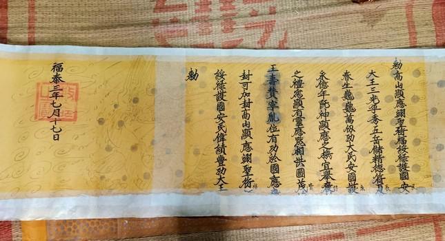 Sắc phong được rao bán ở Trung Quốc từng bị mất cắp ở Phú Thọ - 1