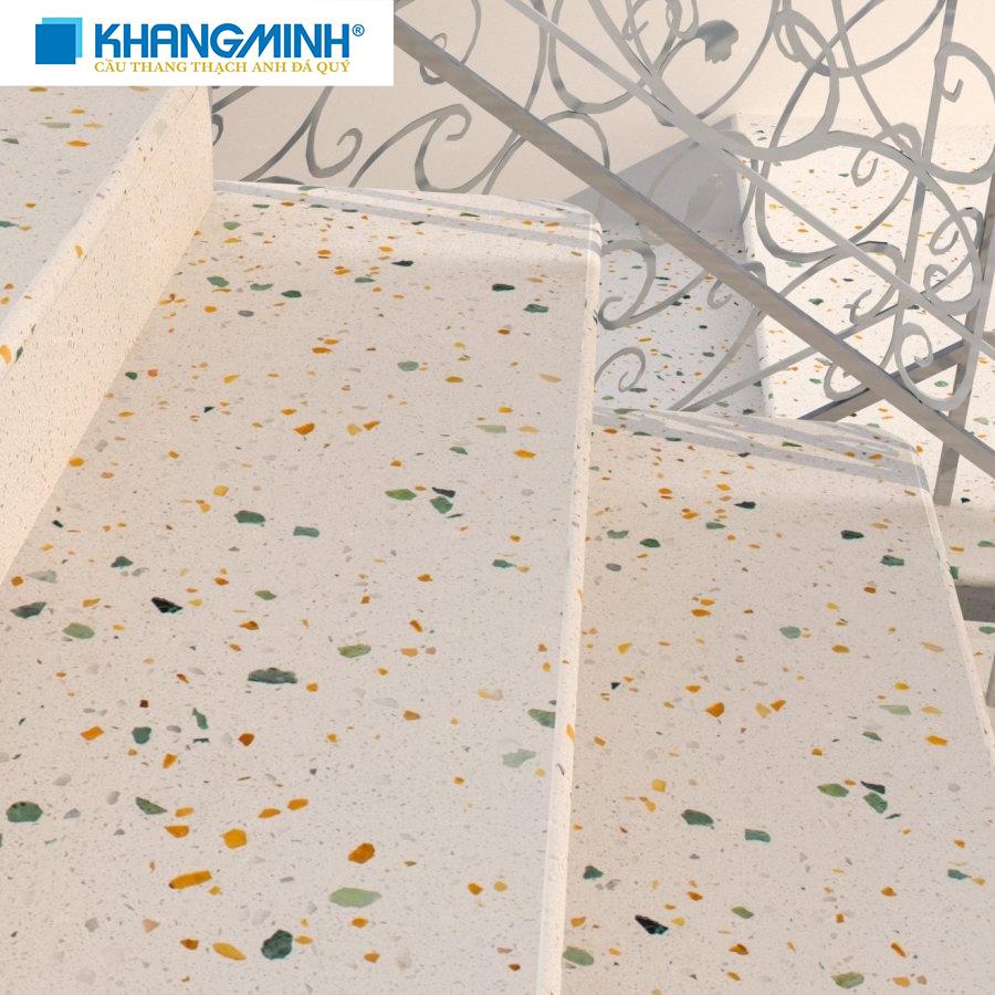 Cầu thang Thạch anh Đá quý là xu hướng mới trên thị trường