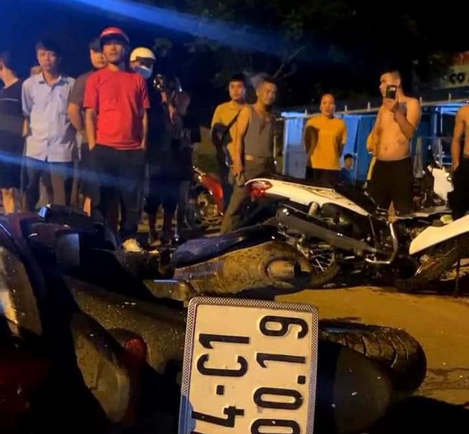 Hiện trường vụ tai nạn. (Ảnh H.N)