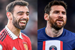 Bóng đá - Fernandes cán mốc "vàng" như Messi, Sabitzer lập cú đúp ghi điểm HLV Ten Hag