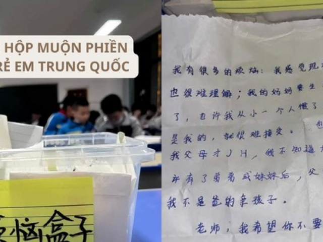 Bạn trẻ - Cuộc sống - "Chiếc hộp muộn phiền" của học sinh Trung Quốc hé lộ điều đau lòng sau những áp lực nặng nề