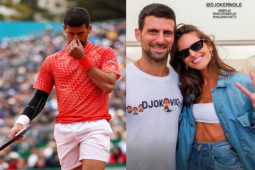 Djokovic tỏ thái độ với siêu mẫu nội y đến cổ vũ ở Monte Carlo