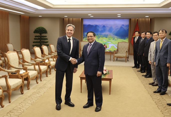 Những hình ảnh Thủ tướng Phạm Minh Chính tiếp Ngoại trưởng Mỹ Antony Blinken - 2