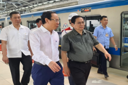 Thủ tướng đi thử nghiệm tàu metro số 1 Bến Thành - Suối Tiên