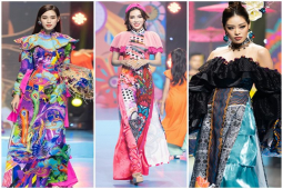 Đời sống Showbiz - Lương Thị Thùy Dung "đọ trình catwalk" với Đỗ Thị Hà, Khánh Vân