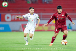 Video bóng đá Bình Định - Hà Nội: Đoạn kết ngỡ ngàng, hat-trick sao sáng (V-League)