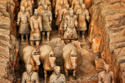Phát hiện mới về các chiến binh đất nung trong lăng mộ Tần Thủy Hoàng