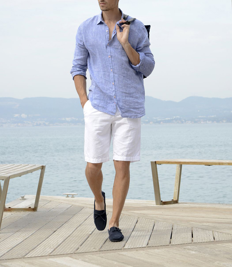 Đủ cách diện đồ đi biển hợp mốt cho chàng mùa hè này - 4