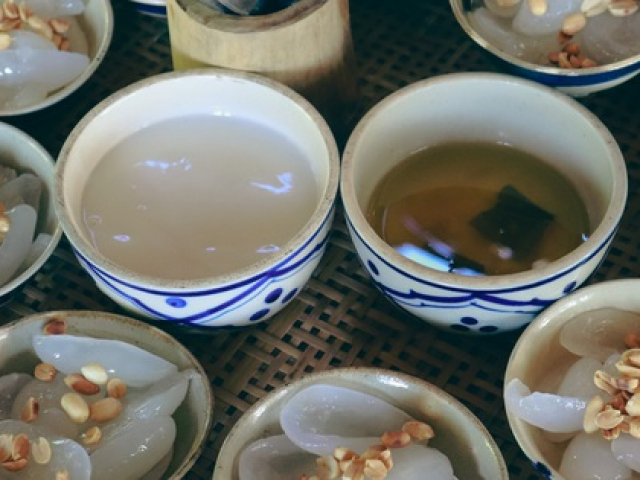 Ẩm thực - Lạ miệng chè dừa nước Cồn Chim
