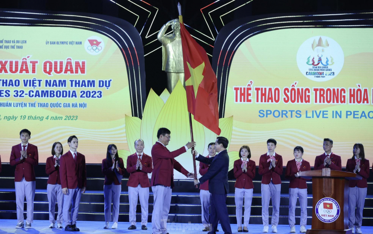 Toàn cảnh Lễ xuất quân hoành tráng của Đoàn Thể thao Việt Nam dự SEA Games 32 - 4