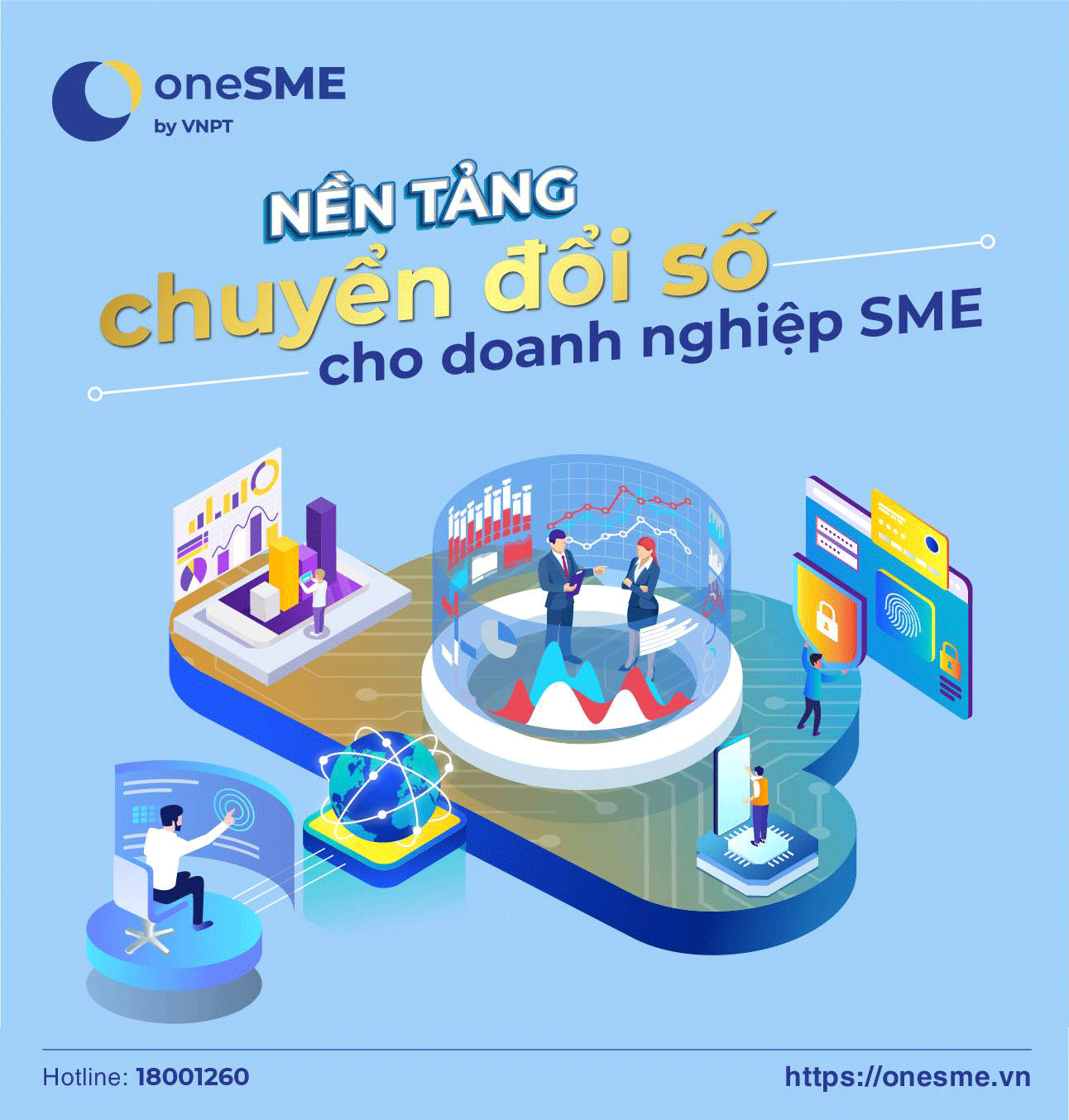 oneSME là nền tảng chuyển đổi số được nghiên cứu và triển khai bởi VNPT