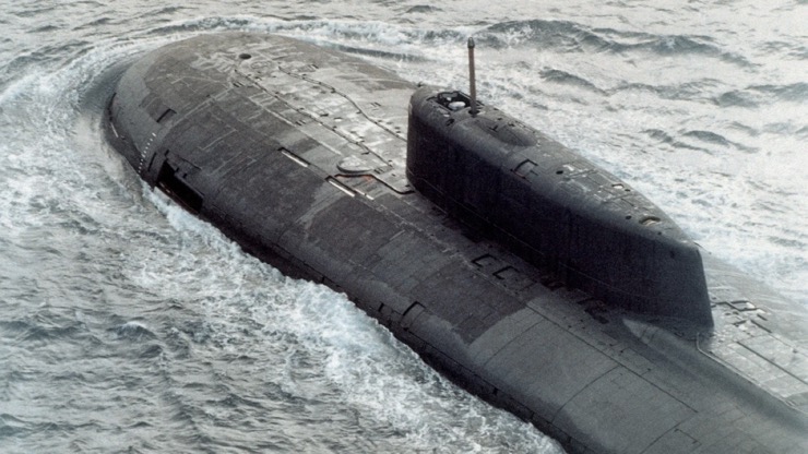 Một tàu ngầm hạt nhân lớp Oscar II của hải quân Nga.
