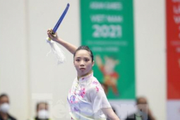 Thể thao - Hot girl Wushu Dương Thúy Vi chia sẻ bí quyết giành Vàng SEA Games