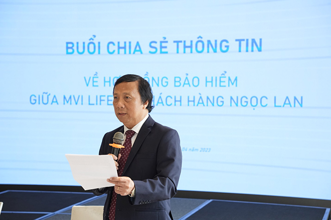 Ông Đào Văn Đồng chia sẻ thêm về sản phẩm bảo hiểm của khách hàng Ngọc Lan