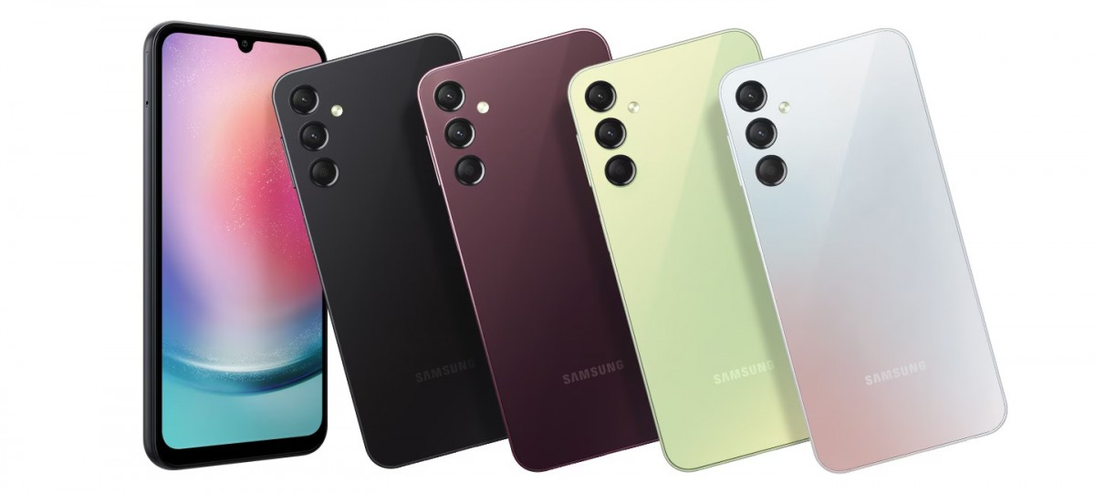 Các phiên bản màu của&nbsp;Galaxy A24.