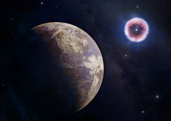 Siêu tân tinh có thể tấn công các hành tinh giống Trái Đất - Ảnh đồ họa từ NASA