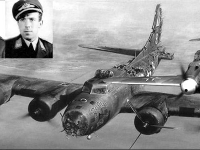 Cuộc chạm trán giữa trời và hành động bất ngờ của một phi công Đức Quốc xã