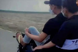 Tin tức trong ngày - Thanh niên mất 9 triệu đồng vì chạy xe bằng 2 chân