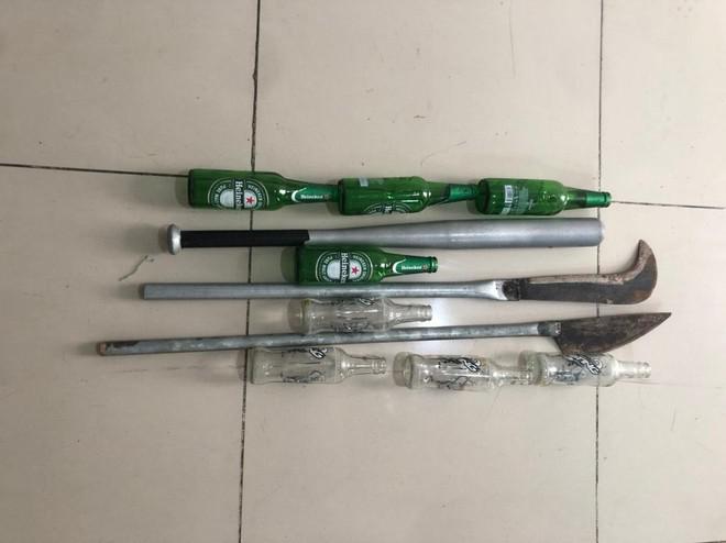 Tang vật gây án của nhóm Duy và Khánh