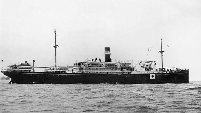 Tàu Montevideo Maru. Ảnh: Đài tưởng niệm chiến tranh Úc