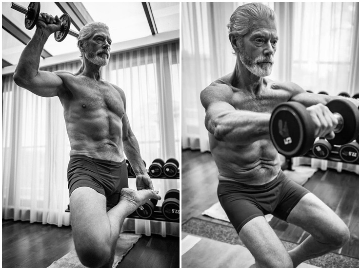 Ngôi sao nổi tiếng rất chăm chỉ luyện tập.