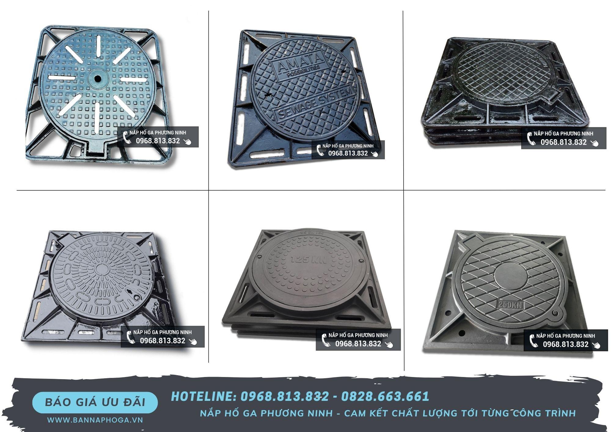 Sản phẩm nắp hố ga Phương Ninh