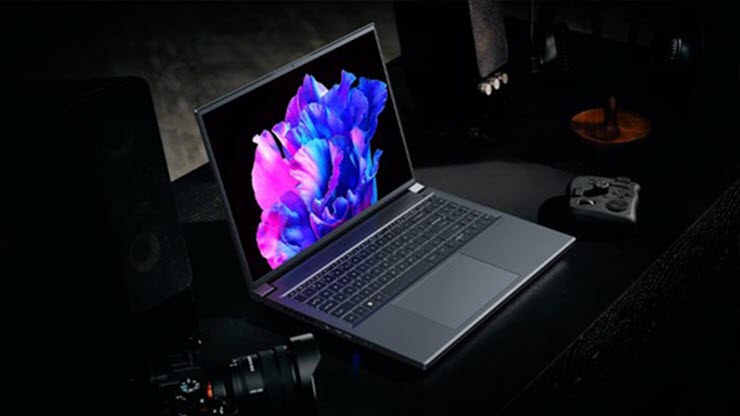 Laptop Acer Swift X 16 chuyên xử lý đồ họa.