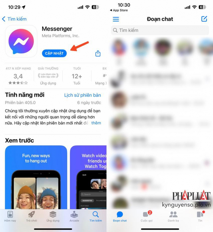 Cách sửa lỗi Facebook Messenger không hiển thị tin nhắn - 1