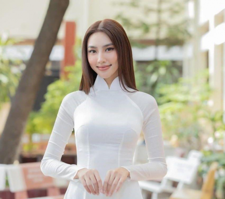 Hoa hậu Nguyễn Thúc Thùy Tiên cho biết không nhận tiền vay từ bà Trang hay ông Trọng. Ảnh: FBNV