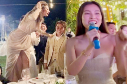 Đời sống Showbiz - Dàn người đẹp lên đồ dự tiệc cưới, gặp ngay sự cố váy áo "dở khóc dở cười"