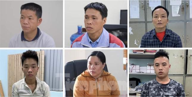 Sáu đối tượng trong đường dây buôn bán, vận chuyển ma túy ở Cao Bằng. Ảnh: CB