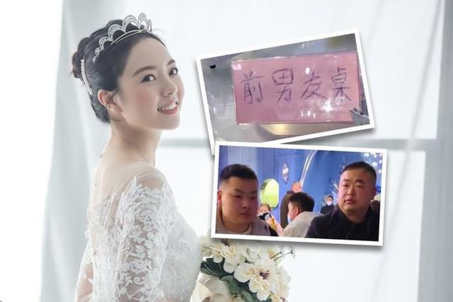 Cô dâu đã dành hẳn 1 bàn để mời những người yêu cũ đến dự ngày vui của mình. Ảnh:&nbsp;Weibo/Sina