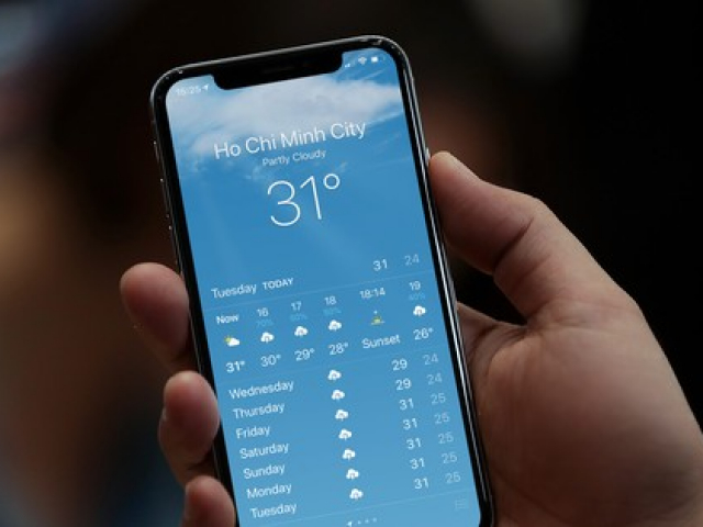 Đây là lý do ứng dụng thời tiết trên iPhone có lúc không chuẩn xác