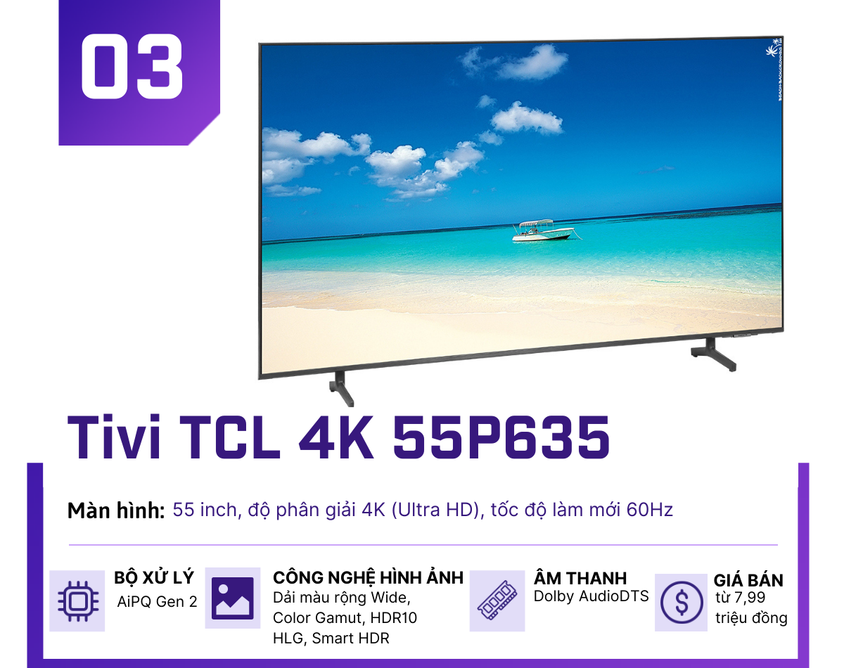 5 mẫu smart TV 55 inch giải trí ngày lễ "cháy hàng" nhất - 3