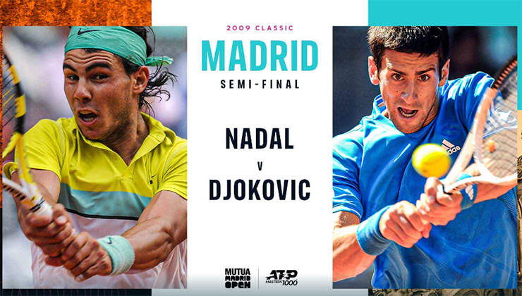 Nadal và Djokovic tạo nên một trong những trận đấu hay nhất năm 2009