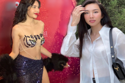 Váy, áo mỏng như sương của Thủy Tiên, hoa hậu ”quét rác” níu mắt người nhìn