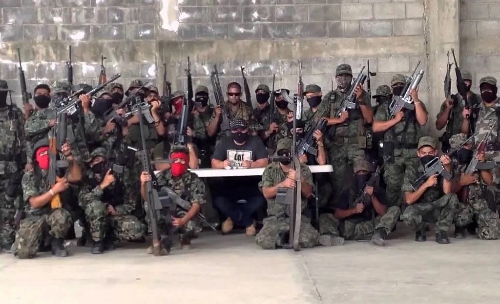 Các thành viên băng đảng ma túy Los Zetas. Ảnh: The GrayZone